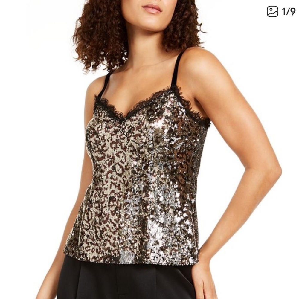 Nanette Lepore - Gorgeous Metallic Sequin Cami! Holiday / Party